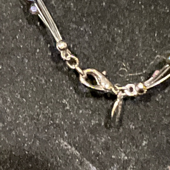 Choker-Black Iridescent 15 inches long - Picture 3 of 4